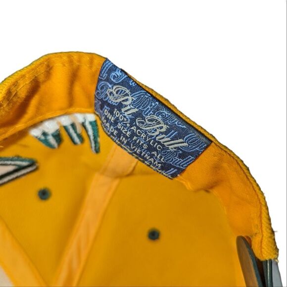 Vintage "Pit Bull" Embroidered Team Name Green Bay Packers Snapback Hat - Picture 6 of 9